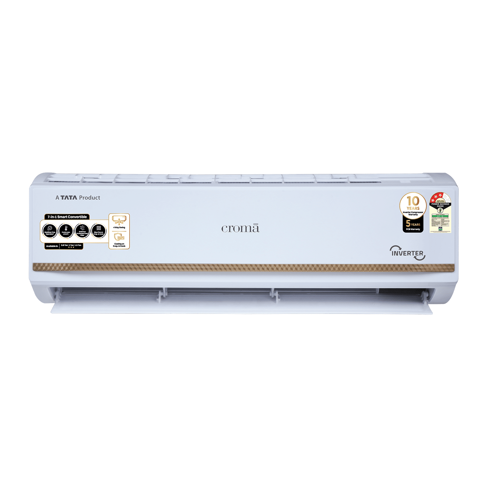 Buy Croma 7 in 1 Convertible 1 Ton 3 Star Inverter Split AC with
